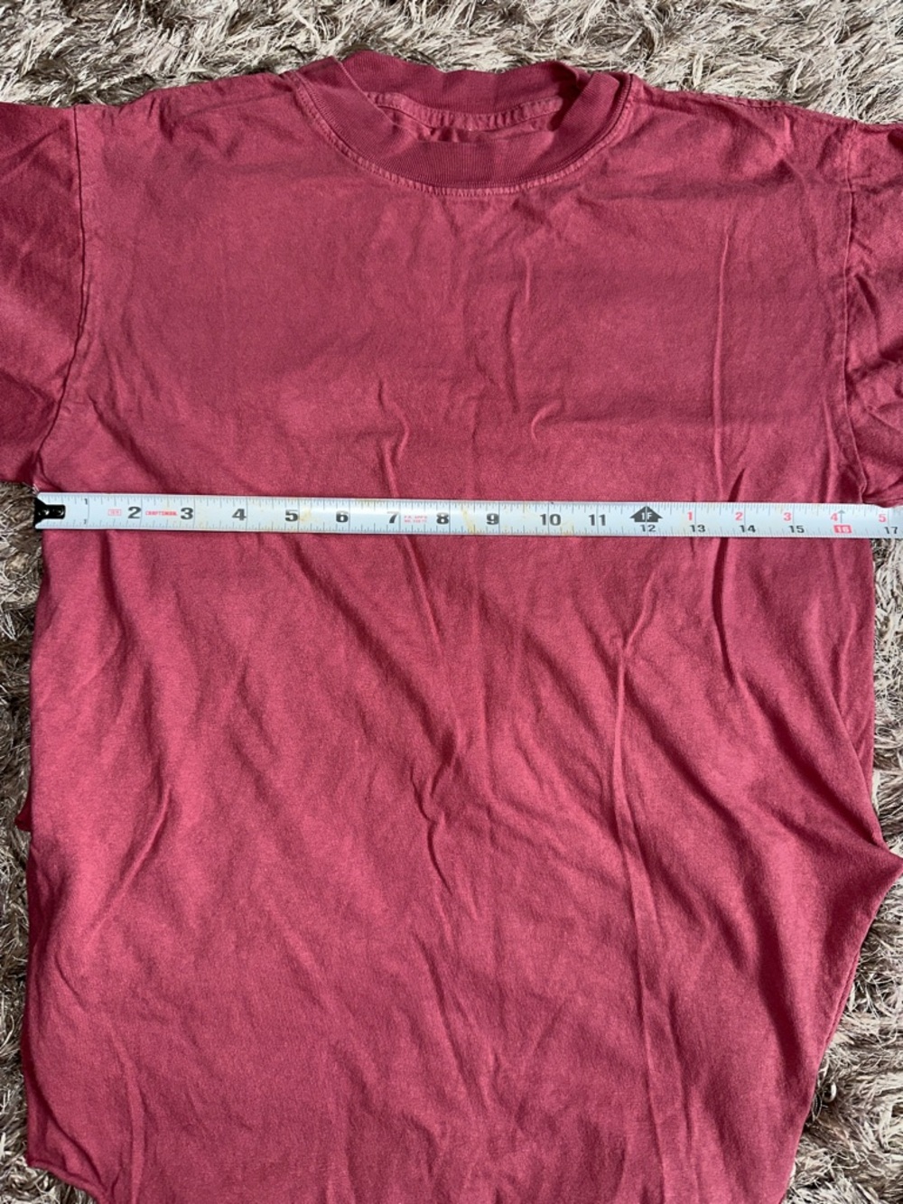 Pebby Forevee Women’s Small Vintage Red Side Slit Tee
